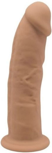 SilexD Dual Density Model 2 Glass Dildo With Suction Cup Caramel 15cm
