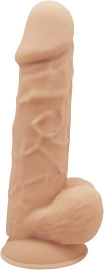 SilexD Model 4 Glass Dildo with Balls and Suction Cup Flesh 21.5cm