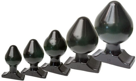 All Black Elvis Anal Plug Anal Plug Black 19cm