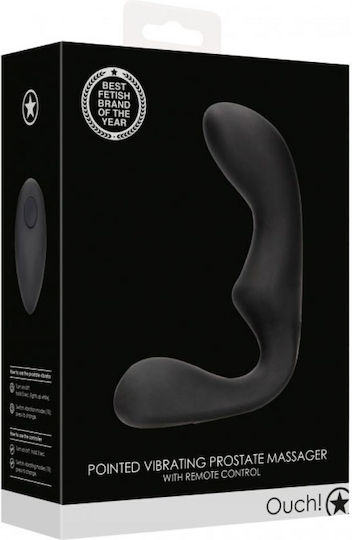 Shots Ouch! Anal Vibrator with Wireless Functionality Black