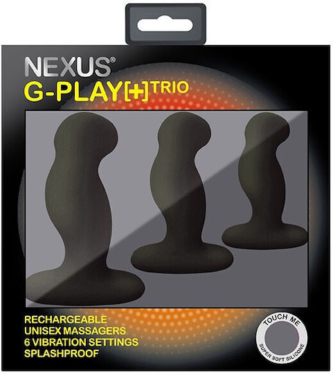 Nexus G-Play+ Trio Dopuri Anale cu vibrație Module Negre