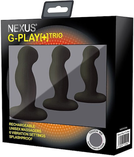 Nexus G-Play+ Trio Dopuri Anale cu vibrație Module Negre