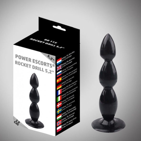 Power Escorts Πρωκτική Σφήνα Large Μαύρη