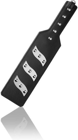Electrastim ElectraPaddle Leather Electro Spanking Paddle für Elektrostimulation in Schwarz Farbe