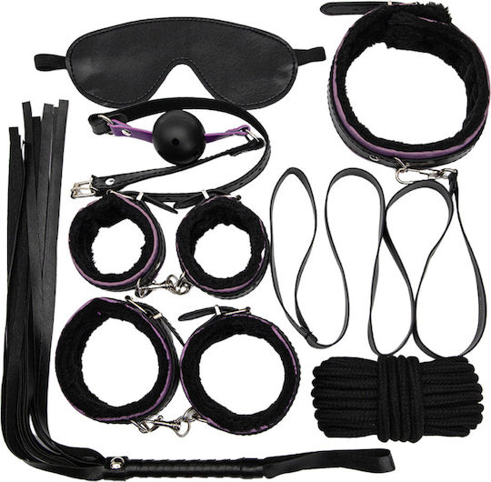 Fever BDSM Kit in Black Color 7pcs