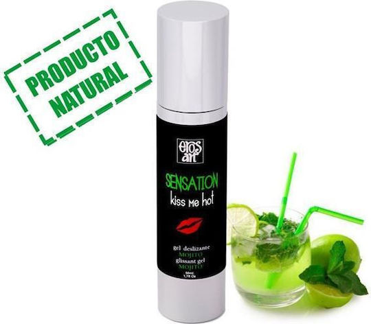 Megasol USA Eros Art Sensattion Kiss Me Hot Λιπαντικό Mojito 50ml