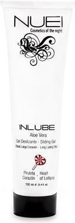 Nuei Inlube Aloe Vera Sliding Gel Gel-Schmiermittel Das Herz des Lollipop 100ml