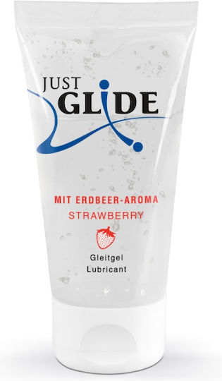 Just Glide Just Play Λιπαντικό Gel Strawberry 50ml
