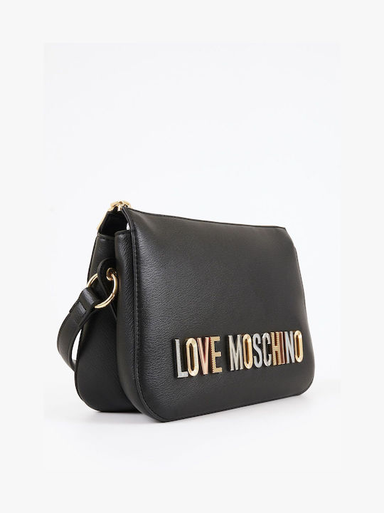 Moschino Γυναικεία Τσάντα Ώμου Μαύρη