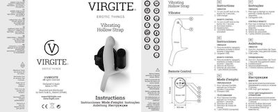 Virgite Harness with Dildo Flesh