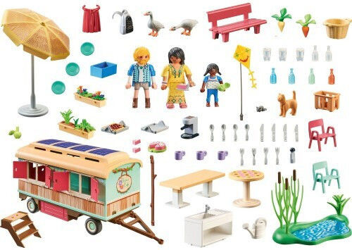 Playmobil Country Cafeteria-Caravan for 4-10 years old