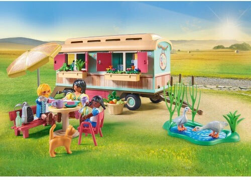 Playmobil Country Cafeteria-Caravan for 4-10 years old