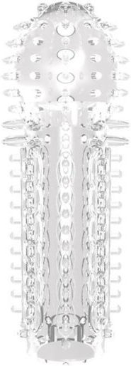 Chisa Novelties Nubby Sleeve Penis-Verlängerung Transparente 14.5cm
