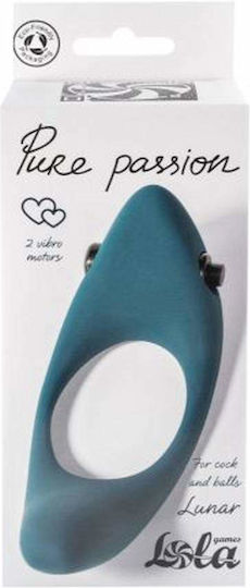 Lola Games Vibrating Ring Cock Silicone Green 1305-03LOLA