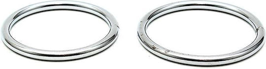 Rimba Welded Metal Cockring Set Σετ Δαχτυλίδια Πέους Μεταλλικά Ασημί
