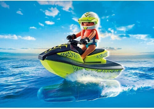 Playmobil Action Heroes Inflatable Firefighting Boat With Sea Scooter for 4-10 years old