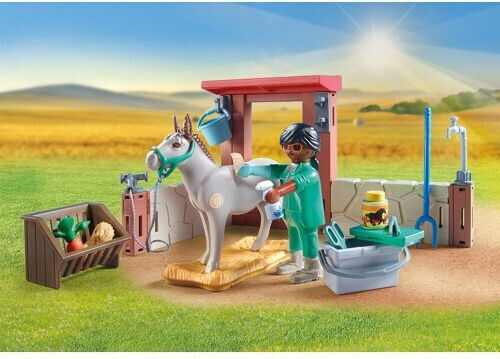 Playmobil Country Îngrijind măgărușii pentru 4-10 ani