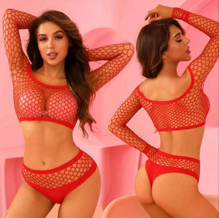 Kinksters Sexy Σετ Εσωρούχων Διχτυωτό Μαύρο