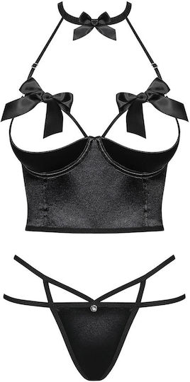 Obsessive Sexy Σετ Εσωρούχων Black 2τμχ