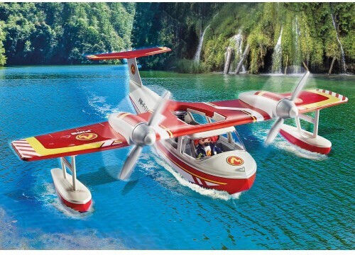 Playmobil Екшън герои Пожарогасителен хидроплан за 4-10 години