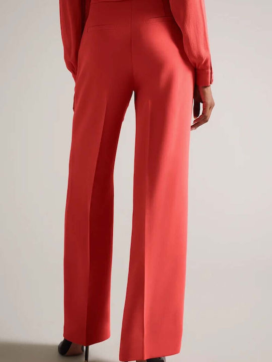 Ted Baker Women's Fabric Trousers Coral