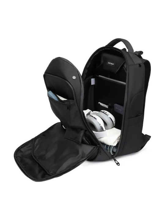 Ozuko Backpack Αδιάβροχο Μαύρο
