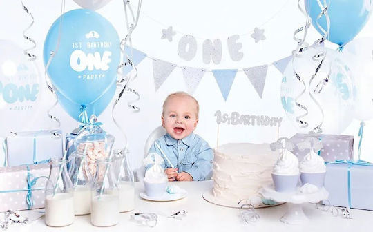 ikonka Banner για Party σε Μπλε χρώμα