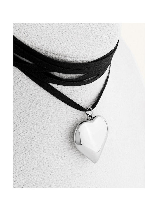 StanStefan Necklace with design Heart from Steel