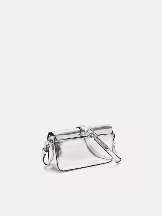 Liebeskind Leather Women's Bag Crossbody Silver