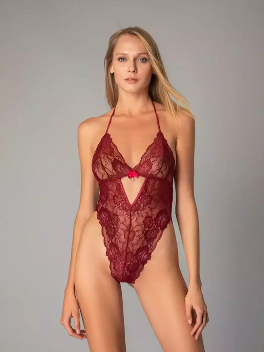Milena by Paris 2453S Body Brazil Dantelă Sexy Bodysuit Portocaliu