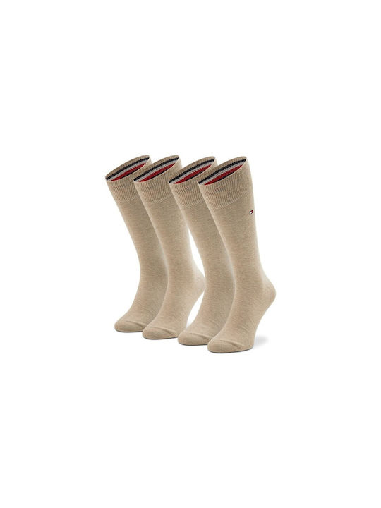 Tommy Hilfiger Men's Socks Beige 2Pack