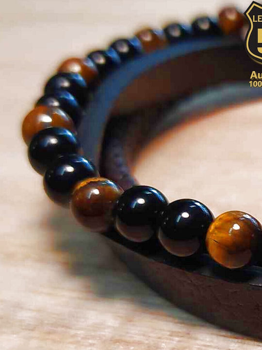 Leather 55 Ανδρικό Βραχιόλι από Δέρμα
