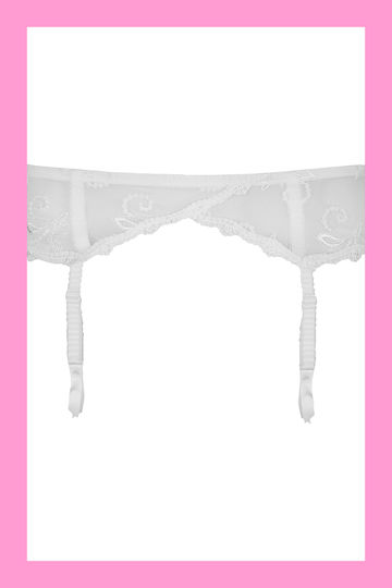 Luna 5960 Celebration Bridal Ζαρτιέρες με Δαντέλα Ivory