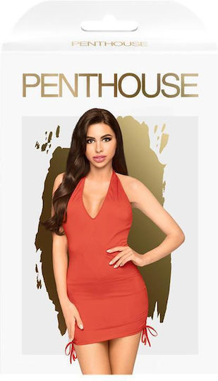 Penthouse Mini Dress Earth-shaker Red