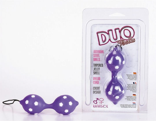 Seven Creations Duo Balls Κολπικές Μπάλες Μωβ
