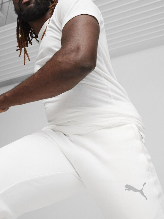Evostripe Pants Παντελόνι Φόρμας με Λάστιχο Λευκό