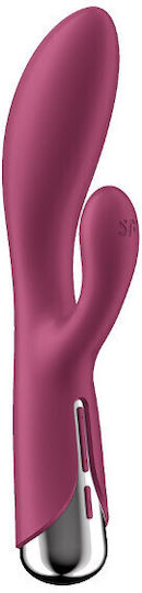Satisfyer Spinning Rabbit 1 Анален Щепсел с Вибрация Small Червен 14.5cm