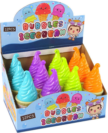 Lean Toys Σαπουνόφουσκες Ice\-cream Soap Bubbles 4 Colours 80ml για 3+ Ετών (Διάφορα Σχέδια) 1τμχ