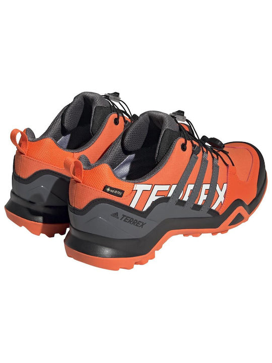 Adidas Terrex Swift R2 GTX Ανδρικά Ορειβατικά Παπούτσια Αδιάβροχα με Μεμβράνη Gore-Tex Πορτοκαλί