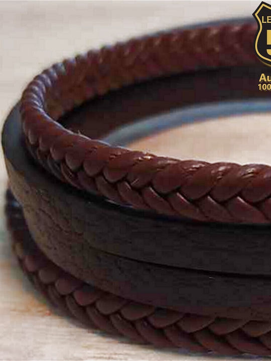 Leather 55 Men's Bracelet made of Leather
