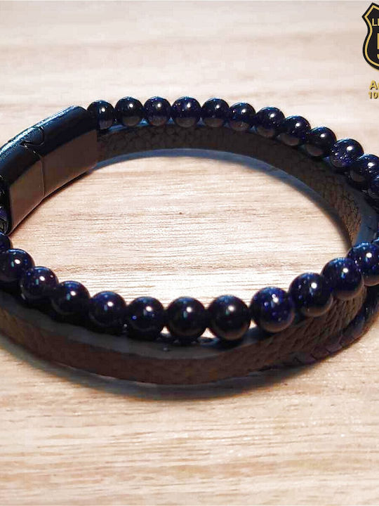 Leather 55 Men's Bracelet made of Leather