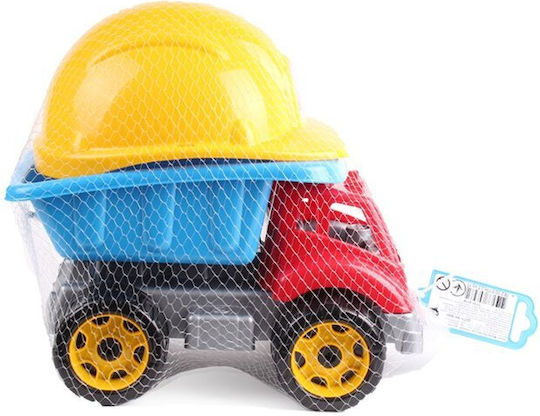 Apergis Set Jucării Plajă din Plastic Roșu 25cm