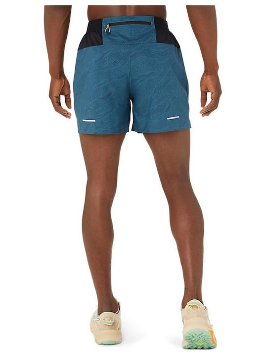 Fujitrail 7'' Men's Athletic Shorts Black - Blue