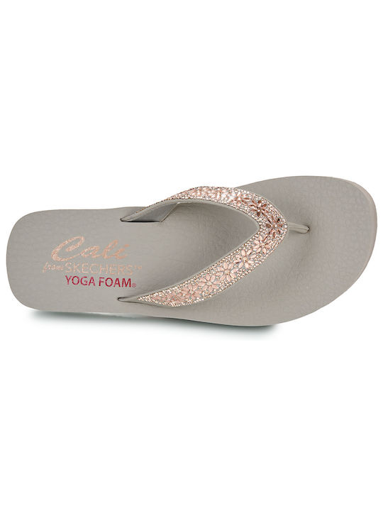Vinyasa Frauen Flip Flops in Beige Farbe
