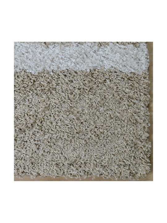 Saray Home Savana Rug Rectangular Shaggy Furry Beige