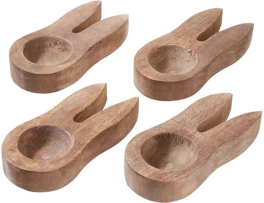 Butlers Πασχαλινή Αυγοθήκη Λαγουδάκι Καφέ 11.5x6εκ.