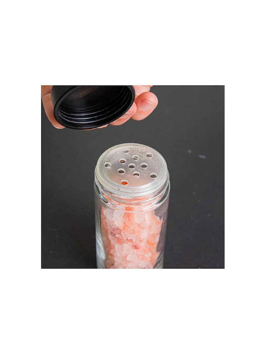 Plastic Tabletop Rotating Spice Rack Black