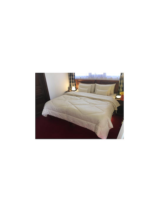 Valeria Home Set Pătură Extra-dublu 220x240buc Ecru