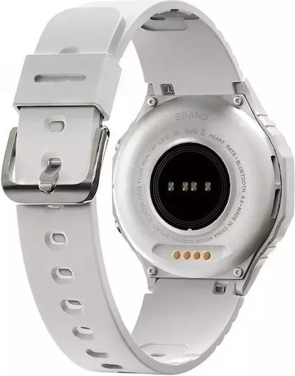 Nubi H88 Smartwatch με Παλμογράφο (Λευκό)