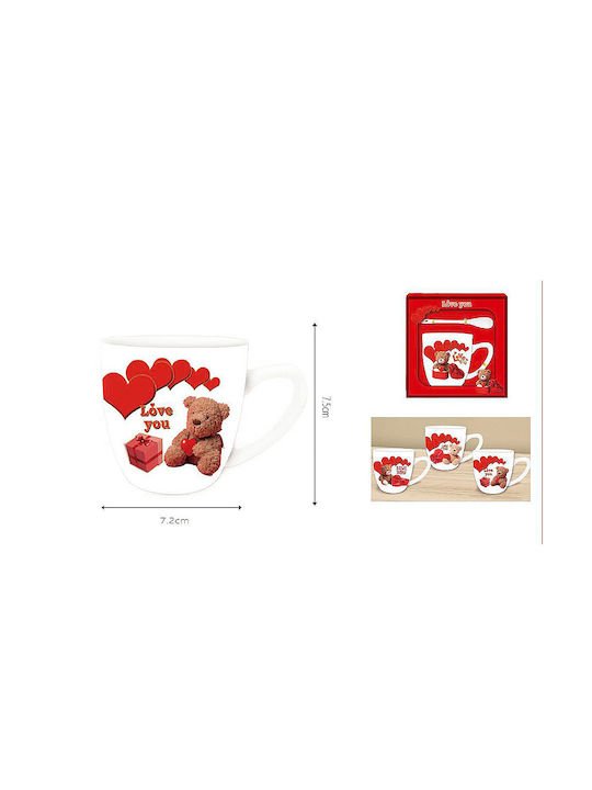 My Home Luxury Love You Mug Ceramic White